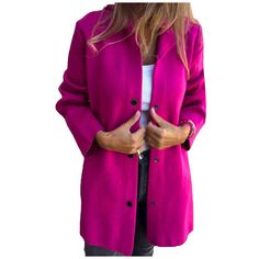 PRICES MAY VARY. Comfy Material:We use high-quality fabric and trendy design, so our women casual jacket is soft and comfortable with fair stretch, which means you can keep comfortable at all times.It's perfect for travel and does not wrinkle.****coat puffer jacket womens clothing womens winter jacket jean jacket for women trendy denim jacket flannel jacket women shacket women flannel jacket womens jackets faux leather jacket fall shirts fall fashion black leather jacket women women's clothing w Casual Chique Stijl, Stylish Winter Coats, Mode Mantel, Look Boho Chic, Chic Jacket, Style Désinvolte Chic, Blazer Casual, Style Casual Chic, Elegant Blazers