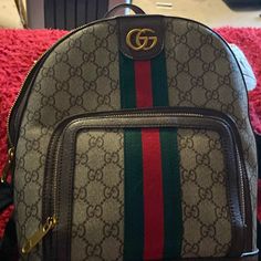 Brand New Only Thing It Doesn’t Have The Tag In It But I Only Used It Once No Tears Or Anything Wrong With It Gucci Backpack Bag, Gucci Classic Backpack, Classic Gucci Backpack, Gucci Luxury Everyday Backpack, Gucci Luxury Backpack For Everyday, Luxury Everyday Gucci Backpack, Gucci Rectangular Travel Backpack, Gucci Rectangular Backpack For Everyday Use, Gucci Travel Backpack, Rectangular