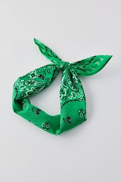 Cherry print bandana. Our favorite versatile accessory, we wear this bandana at our neck, in our hair (as a headband or ponytail holder), tied around our bag & more. Features Cherry print bandana Light and airy woven bandana Versatile - so many ways to wear Content + Care 100% Cotton Hand wash Imported | Cherry Print Bandana in Green, Women's at Urban Outfitters Cherry Print, Ponytail Holder, Bandana Print, Ponytail Holders, We Wear, Urban Outfitters, Cherry, Hand Wash, Green