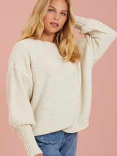 This sThis sweater is the epitome of cozy, designed to wrap you in comfort while keeping you effortlessly stylish. Its plush texture creates a warm and inviting feel, making it perfect for snuggling up on chilly days or lounging around in comfort. Oversized Comfy Knit Sweater, Comfy Oversized Knit Sweater, Oversized Soft Knit Comfy Sweater, Comfy Oversized Soft Knit Sweater, Oversized Comfy Chunky Knit Sweater, Cozy Comfortable Fall Sweater, Oversized Comfortable Knit Sweater, Slouchy Fall Sweater For Loungewear, Relaxed Fit Knit Sweater