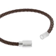 Made from soft, spongy nappa leather, Luke Landon is a comfortable accessory to wear - whether you display it on its own, or stack it with similar high-quality bracelets. One thing is certain - he is the style accessory that you have been looking for!- WIDTH: 4 mm- MATERIAL TYPE: 100% genuine nappa leather- CLASP COLOR: Brushed silver- CLASP MATERIAL: 316L stainless steel- CLASP TYPE: Magnetic Gold Armband, Bracelet Cuir, Nappa Leather, Arm Band, Leather Bracelet, Fashion Accessories, Stainless Steel, Bracelet, Van