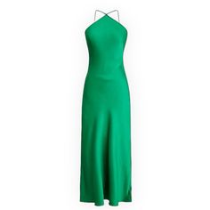 This Slip Dress In Vidid Green Features An Easy, Slinky Silhouette And Is Made With Luster Crepe, A Silky-Smooth, Drapey New Fabric. Adjustable Straps. 100% Viscose. Dry Clean. Imported. Armpit To Armpit Measured On Backside From Side Seam To Side Seam 18” B15 Party Silky Smooth Elegant Festive Wedding Limited Crepe Green Midi Dress With Bias Cut For Night Out, Green Bias Cut Midi Dress For Night Out, Green Bias Cut Dress For Night Out, Green Bias Cut Dress For Date Night, Green Midi Slip Dress For Formal Occasions, Green Midi Slip Dress For Formal Events, Fitted Green Satin Dress Bias Cut, Chic Green Bias Cut Dress, Fitted Green Silk V-neck Dress