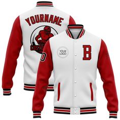 a baseball jacket with the name and number on it