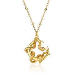 PRICES MAY VARY. 【WONDERFUL PACKAGE】You'll get 1 charm snake pendant necklace in a wonderful box, signatured FETTERO, ready to be given as a gift. Light weight women necklace, suitable for all-day wear, snake design gold necklace, perfect for a wide range of outfits and styles. 【LENGTH & SIZE】20" - 22" adjustable chain necklace, 19.6mm *22mm cz snake pendant, the perfect length for any women or teen girls. 【QUALITY MATERIAL】Dainty gold necklace for women, 14k gold palted over brass, Nickle-free, Dainty Snake Chain Charm Necklaces As Gift, Dainty Snake Chain Charm Necklace For Gift, Dainty Snake Chain Charm Necklace As Gift, Symbolic Chain Jewelry As Gift, Symbolic Snake Shaped Necklace For Gift, Symbolic Snake-shaped Necklace For Gift, Symbolic Snake Necklace As A Gift, Symbolic Gold Snake Jewelry, Snake Chain Jewelry As Gift