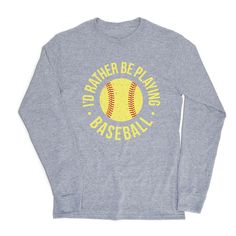 Show off your baseball pride with this bold and stylized long sleeve baseball shirt. It's a great gift idea for any player who just can't get enough of that baseball lifestyle. It makes for the perfect end of season gift or any special occasion. Coming in a variety of colors and designs these are a great wardrobe collection. Even get them personalized with your # on the back! Baseball Lifestyle, Baseball Tshirt, Softball Shirt, Baseball Design, Play Baseball, Baseball T Shirt Designs, Baseball Shirt, Vintage Baseball, Cricut Creations