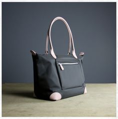 Overview： Design: Womens Black Nylon Shoulder Tote Large Light Pink&Black Nylon Handbag Purse for LadiesIn Stock: Ready to Ship (2-4 days)Include: Only BagCustom: NoColor: Navy, Dark Blue, Light Gray&YellowLeather: Nylon, LeatherMeasures: L: 47cm x 30cm x 19cm M: 41cm x 27cm x 16cm S: 31cm x 20cm x 10cm Weight: 0.55kgSlots: 1 main slot, 2 zipper slot, 1 phone pocket, 1 wallet pocket, Accessories(option): NoneStyle: Womens Black Nylon Shoulder Tote Large Light Pink&Black Nylon Handbag Purse for L Gray Nylon Shoulder Bag, Handmade Leather Tote Bag, Genuine Leather Bags, Tote Bag Leather, Black Nylon, Black Nylons, Handbag Purse, Shoulder Tote, Long Wallet