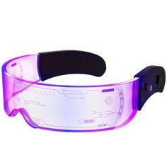 PRICES MAY VARY. ✅【High-Quality Acrylic Material】Our LED visor glasses are made from high-quality acrylic, ensuring they are both sturdy and lightweight. The edges of the lenses are polished and rounded, featuring silicone nose pads for maximum comfort. You can wear them for extended periods without feeling any discomfort on your nose or face. ✅【7 Color Options and 4 Modes】Choose from 7 vibrant colors—red, green, dark blue, yellow, light blue, purple, and white—with 4 dynamic modes: monochrome, Led Visor Glasses, Tech Glasses, Lab Goggles, Cool Goggles, Luminous Glasses, Space Glasses, Cyberpunk Glasses, Cyberpunk Accessories, Led Sunglasses