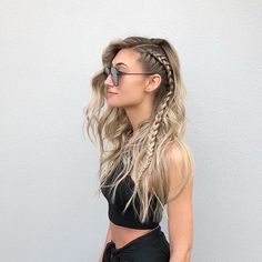 Side Curly Hairstyles, Hottest Haircuts, Hairstyles Braid, Side Braid Hairstyles, Evening Hairstyles, Cute Braided Hairstyles, Great Hairstyles, Easy Braids, Cornrows Braids