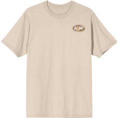 Embark on a journey through nostalgia with this women's natural A&W crew neck short sleeve t-shirt. The vintage logo graces both the front and back, evoking memories of soda shop days. Adorned with brown "Root Beer'' lettering on the back, it adds a playful twist. Crafted from cotton, it ensures comfort and breathability. For care, simply machine wash this graphic tee on cold with like colors and tumble dry on low heat. Vintage Beige Short Sleeve T-shirt, Mint Shorts, Beer Graphic, A&w Root Beer, Logo Art, Vintage Beer, Natural Women, Beer Shirts, Shopping Day