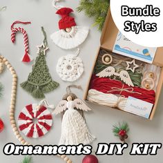 an ornament kit for christmas decorations