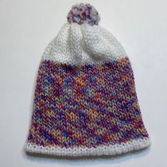 New Handmade Knitted Beanie For Baby Girls Age 3-12 Months. 100% Acrylic Stretchy Double Layer Beanie. Knitted Beanie, Handmade Knitting, Winter Hat, Age 3, Knit Beanie, Kids Accessories, Color Purple, Double Layer