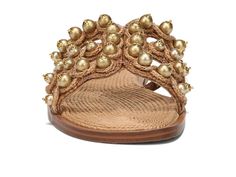 This basketweave Sam Edelman® Bay Soleil sandal offers not just simple elegance but also a unique textural element..Fabric upper..Synthetic lining..Foam footbed..Slip-on style..Flat sandals..Goldtone bead detailing on the strap..Round toe silhouette..Synthetic outsole..Imported..Product measurements were taken using size 7, width M. Please note that measurements may vary by size..Measurements: Heel Height: 1/2 in Elegant Slip-on Sandals With Woven Sole, Elegant Brown Slides For Beach, Elegant Brown Beach Slides, Elegant Beach Slides With Cushioned Footbed, Gold Woven Leather Sandals For Spring, Simple Elegance, Sam Edelman Shoes, Personal Shopping, Fashion Flats