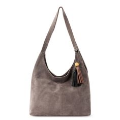 The Sak Huntley Hobo - |Leather - Mushroom Suede| Bucket Handbags, Leather Industry, Medium Sized Bags, Sneaker Dress Shoes, The Sak, Leather Bucket, Leather Hobo Bag, Sneaker Heels, Leather Hobo