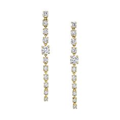 18k gold short diamond rope earrings.  1.2cts diamonds #AKRP10- Rope Earrings, Bridal Trends, Diamond Initial Necklace, Wedding Day Jewelry, Anita Ko, Initial Earrings, Colorless Diamond, Antique Necklace, Initial Bracelet