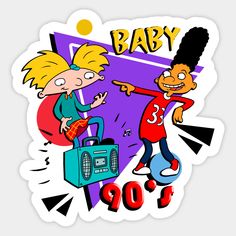 Baby Serie, 90s Stickers, Hey Arnold Background, 90s Nickelodeon Cartoons, Hey Arnold Movie, Arnold Cartoon, Hey Arnold Characters, Gerald From Hey Arnold, Arnold Meme