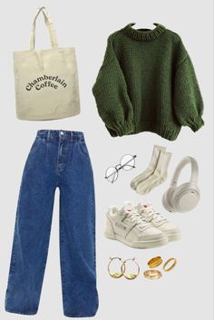 Clothing Style Plus Size, California Grandma Style, Spring Fit Inspo 2024, Cute Rehearsal Outfits Theatre, Food Service Work Outfit, Basic Indie Outfits, Soft 90s Outfits, Gender Neutral Outfits Adults, Lord Huron Concert Outfit