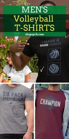 men's volleyball t - shirts with different styles and colors