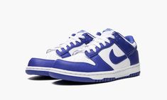 Nike Dunk Low DV7067 400 Kentucky Dunks, Nike Branding, Stadium Goods, Nike Kids, Nike Dunk Low, Dunk Low, Kids Nike, Nike Dunk, Side Panels