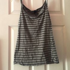 Never Worn H&m Striped Tops, Striped Tank, H&m, Fast Delivery, Womens Tops, Tank Tops, Grey, Women Shopping, Color