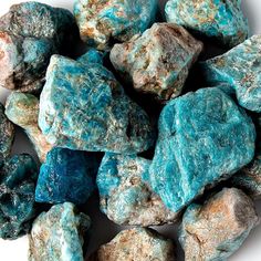 "20% OFF CODE LINK bit.ly/3ybUxKo Stone: Rough Blue Apatite Crystal Other Names: Fluorapatite, Chlorapatite, Hydroxyl-Apatite Color: Blue (Some matrix) Size: Small, approximately 10 to 40 Grams (1\"-2\") (Some stones may be slightly larger or smaller (See quarter and ruler pictures)). Country of Origin: ? Shape: Undrilled, rough freeform Stone Count: Will vary slightly due to variations in size. Selection Process: Random blind scoop. Package Weight: We base what is sent on weight. So while the s Blue Apatite Crystal, Apatite Crystal, Reiki Stones, Apatite Stone, Wire Wrapping Crystals, Blue Apatite, Rocks And Gems, Raw Stone, Raw Gemstones