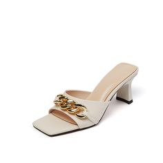 Elegant and stylish mules that offer you an effortless chic look. Upper: Genuine Leather Lining: Genuine Leather Outsole: Rubber Toe Shape: Open Toe Heel: 6.5cm/2.5'' Closure: Slip on is_handmade: Yes Chic Look, Effortless Chic, Brown Beige, Nice Shoes, Comfortable Shoes, Heeled Mules, Mule Shoe, Open Toe, Genuine Leather