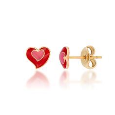 Finally, gold enamel heart earrings without the mark-ups. This best seller is the perfect accessory to wear day or night. Choose the metal type you like best: 14K white gold, 14K yellow gold, or 14K rose gold. This new arrival is a must-add to your wish list! To learn what enamel jewelry is and how to care for it, read our blog here (https://alexisjae.com/blogs/news/what-is-enamel-jewelry) CUSTOMIZATION We can customize any piece of fine jewelry. Please message us if you would like to make adjus Heart Shaped Jewelry, Green Enamel, Heart Studs, Gold Enamel, Enamel Jewelry, Heart Earrings Studs, Wish List, White Enamel, Diamond Heart