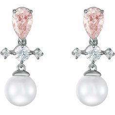 Authentic Swarovski Pink Perfection Pearl Drop Earrings Rhodium #5516592 for sale online | eBay Crystal Figurines, Swarovski Necklace, White Crystals, Stud Set, Earrings Pink, Swarovski Earrings, Swarovski Jewelry, Stud Earrings Set, Crystal Pearls