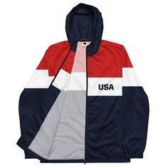 This lightweight windbreaker ensures maximum comfort on windy, rainy, and sunny days, thanks to the water-resistant fabric and breathable mesh lining. The windbreaker has an effortless look that will fit different styles and can be easily layered with long and short sleeve shirts. • 100% polyester • Fabric weight: 2.21 oz/yd² (75 g/m²) • Lightweight, water-resistant fabric • Breathable mesh lining, reduces static • Regular fit • Elastic cuffs • Hood and side pockets • Zippable front • Blank prod Breathable Nylon Track Jacket For Streetwear, Casual Breathable Track Jacket For Light Sports, Breathable Casual Track Jacket For Light Sports, Hooded Nylon Track Jacket With Moisture-wicking, Hooded Moisture-wicking Nylon Track Jacket, Moisture-wicking Hooded Nylon Track Jacket, Sports Weatherproof Long Sleeve Windbreaker, Casual Breathable Nylon Track Jacket, Casual Breathable Track Jacket For Outdoor