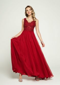 Glam Looks, V Neckline, Full Skirt, Pre Wedding, Devon, Red Formal Dress, Sleeveless Formal Dress, Wedding Gowns, Short Dresses