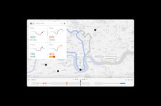 a map showing the location of different roads in london and around the uk, with gps data displayed on it