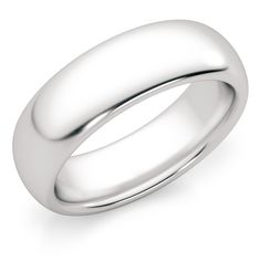 a white gold wedding ring on a white background