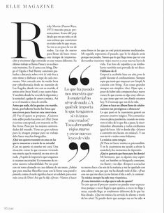 an article in the magazine is shown with black and white text on it, including two letters