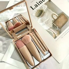 Lcancn Portable Convenient Versatile Beauty Essentials Kit - Compact Efficient Multi-functional Products - Must-Have for Easy Travel or Daily Use - TY Tools for Home or On-the-Go - Com, 5pcs Koleksi Makeup, Kuas Makeup, Alat Makeup, Eye Makeup Tools, Makeup Accesories, Makeup Brushes Set, Mini Makeup, It Cosmetics Brushes, Eyeshadow Brushes