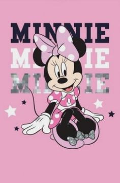 a minnie mouse with stars on it's chest and the words minnie made me