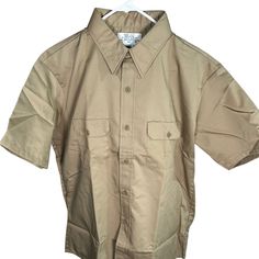 Sears Shirts Vintage Sears Fieldmaster Outdoor Shirt Nwot. No Rips Or Stains. Comes From A Smoke Free Home. Feel Free To Message Me And All Offers Welcomed. Fitted Khaki Collared Shirt, Fitted Collared T-shirt With Pockets, Khaki Cotton Collared Shirt, Fitted Khaki Short Sleeve Top, Khaki Cotton Shirt With Spread Collar, Fitted Khaki Casual Shirt, Beige Cotton Top With Spread Collar, Cotton T-shirt With Button Closure For Work, Khaki Collared Shirt