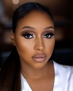 Black Wedding Makeup, Makeup For Dark Skin, Makeup Cantik, Wedding Makeup Bride, Glam Wedding Makeup, Best Wedding Makeup, Makeup Simple