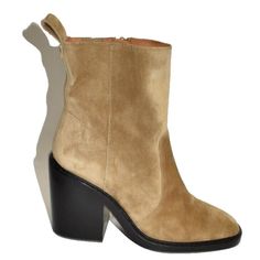 New! Tory Burch Block Heeled Ankle Bootie Alce Camel Tan Size 8.5 M Dd387 No Shoe Box/Bag New Without Box-Never Worn-Guaranteed Authenticity Chic Beige Heeled Boots With Suede Lining, Beige Suede Ankle Booties, Beige Suede Almond Toe Booties, Beige Suede Booties With Stacked Heel, Beige Suede Boots With Block Heel, Beige High Heel Boots With Suede Lining, Box Bag, Ankle Bootie, Tory Burch Shoes