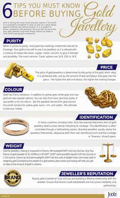 Types Of Gold Jewellery, Jewellery Infographic, Jewellery Knowledge, 21k Gold Jewelry, Gold Price Chart, Jewelry Questions, Jewelry Knowledge, Gold Investments, Black Color Hairstyles