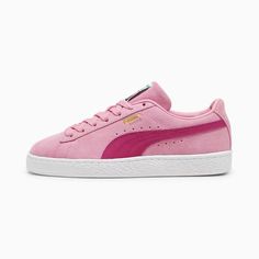 Suede Classic Women's Sneakers, Mauved Out-Magenta Gleam, extralarge Sneakers Puma, Women's Sneakers, The Scene, Suede Leather, Womens Sneakers, The Game, To Grow, Sneakers, Leather