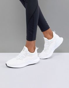 Best Nursing Shoes, Mode Adidas, Tennis Shoe Outfits Summer, Platform Tennis Shoes, Adidas White Sneakers, Adidas Alphabounce, Skor Sneakers, Adidas Shoes Women