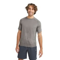 Keep it cool with this men's Champion MVP mesh tee. Keep it cool with this men's Champion MVP mesh tee. TECHNOLOGIES & FEATURES Wicking for moisture management Anti-odor Breathable and stretchy design Iconic 'C' patch on left sleeveFABRIC & CARE Recycled polyester, spandex Machine wash Imported Color: Titanium Gray. Gender: male. Age Group: adult. Gray Moisture-wicking Short Sleeve Activewear, Gray Moisture-wicking Short Sleeve T-shirt, Functional Gray Moisture-wicking T-shirt, Gray Short Sleeve Athletic Activewear, Sporty Mesh Short Sleeve Activewear, Sports Mesh T-shirt With Short Sleeves, Gray Athleisure T-shirt For Summer, Gray Relaxed Fit Short Sleeve Activewear, Functional Short Sleeve Activewear In Athletic Heather