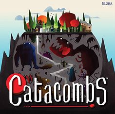 the logo for catacombs, an interactive video game that teaches children to read and play