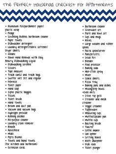 a blue and white chevroned pattern with words on it that read the perfect indiana checklist