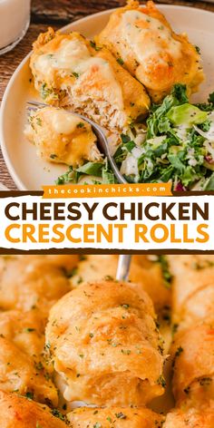 Who wouldn't love these simple chicken crescent rolls for your weeknight dinner recipes? Learn how to make the best crescent roll recipe and knock everyone's socks off. So cheesy, incredibly easy to make, and packed with flavor. So good! Chicken Rolls Recipe, Crescent Roll Recipes Dinner, Appetizer Dinner, Rolled Chicken Recipes, Chicken Crescent Rolls, Chicken Crescent, Creamy Cheese Sauce, Dinner Quick, Fast Dinner Recipes