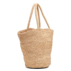 Beige raffia bag from The Row. The Emilie raffia bag is handwoven in natural raffia with top handles, a self-tie closure and dimensional texture.Measurements: L42 x H28 x W18 cmHandle drop: 45cmMade in Italy Chic Jute Straw Bag With Round Handle, Chic Natural Straw Bag With Round Handle, Beige Woven Straw Bag With Round Handle, Beige Crochet Straw Bag With Round Handle, Beige Natural Fiber Bag With Round Handle, Summer Woven Leather Bag With Round Handle, Chic Natural Beach Bag With Round Handle, Straw Shoulder Bag With Round Handle For Shopping, Chic Crochet Straw Bag With Round Handle