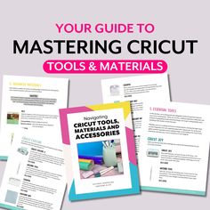 🎨 Welcome to the ultimate guide to mastering your Cricut crafts! 🎨 Unlock the full potential of your creativity with our comprehensive eBook, "Navigating Cricut Tools, Accessories & Materials." Perfect for both beginners and seasoned crafters, this eBook is your go-to resource for taking your projects to the next level. Inside, you'll discover five chapters packed with invaluable insights: 1️⃣ Essential Cricut Tools: Learn about the must-have tools every Cricut enthusiast needs to have in thei Cricut Tools, Cricut Explore Air 2, Cricut Joy, Cricut Explore Air, Must Have Tools, Cricut Maker, Cheat Sheet, Cheat Sheets, Cricut Explore