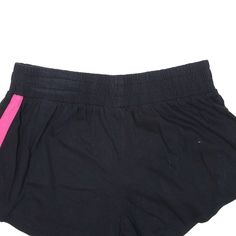 Item is in good used condition. Item has elasticated waist. >Size: M >Waist Size: 25" >Inside Leg: 2" >Rise: 9" >Hem: 10" Sporty Athletic Shorts With Built-in Elastic, Stretch Athletic Shorts With Ribbed Waistband, Casual Black Activewear With Elastic Side Panels, Sporty Black Activewear With Ribbed Waistband, Stretch Workout Bottoms With Banded Waist, Casual Elastic Shorts For Gym, Casual Elastic Gym Shorts, Athleisure Gym Shorts With Elastic Fit, Black Activewear With Elastic Waistband For Sports