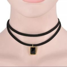 Cute Choker Necklace Make An Offer Or Bundle For Huge Discounts Chic Adjustable Black Choker, Chic Black Metal Choker, Elegant Black Clavicle Chain Choker, Black Metal Choker Fashion Accessory, Trendy Black Choker For Gift, Trendy Black Formal Jewelry, Black Choker Jewelry For Fashion, Cute Choker Necklaces, Hot Topic Jewelry