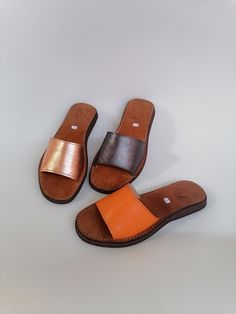 A beautiful 100% handcrafted women's sandal made with real leather and high quality organic material, perfect for sunny days, it is very comfortable and elegant. Soft and light, it is entirely handmade All manufacturing stages are carried out by hand All sizes are available ALL ORDERS ARE NOW SHIPPED VIA ARAMEX EXPRESS WORLDWIDE (please include a phone number at checkout, as it is required by the carrier). If you are unsure of your size, please contact me so I can help you. Wholesale Opportuniti Leather Summer Slip-on Flip Flops, Summer Barefoot Sandals With Leather Footbed, Leather Slip-on Flip Flops For Summer, Leather Huarache Sandals With Leather Lining For Summer, Leather Open Toe Slingback Summer Sandals, Leather Footbed Toe Ring Sandals For Summer, Summer Sandals With Leather Sole And Open Toe, Summer Leather Footbed Sandals With Rubber Sole, Leather Sole Barefoot Sandals For Vacation