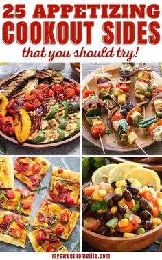 different types of appetizing and cooking sides that you should try to make at home